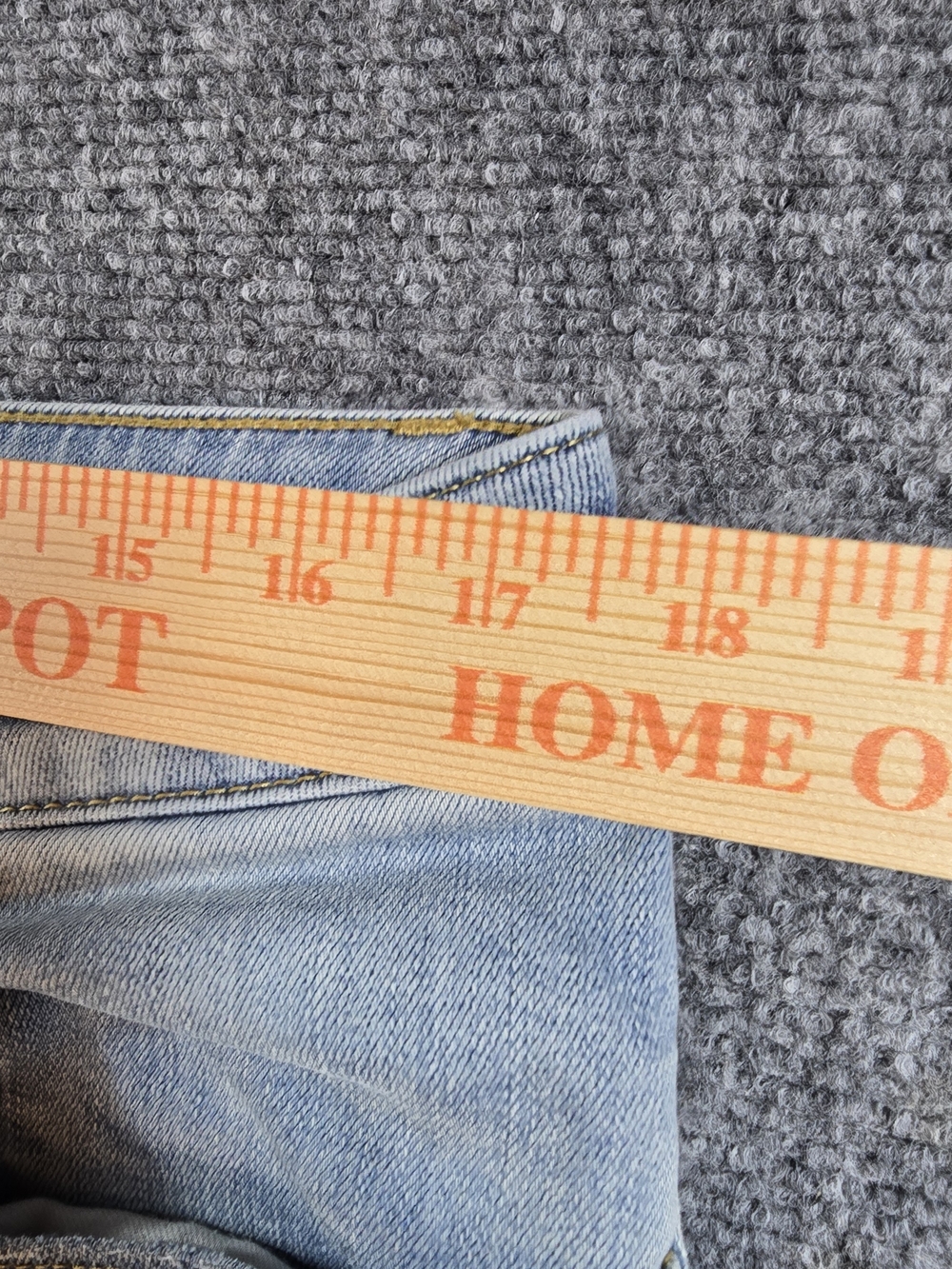 American Eagle Straight Jeans Mens 34 Light Wash Denim Casual Pants - Picture 4 of 7